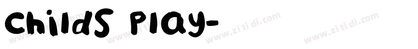 Childs Play字体转换 Childs Play字体转换